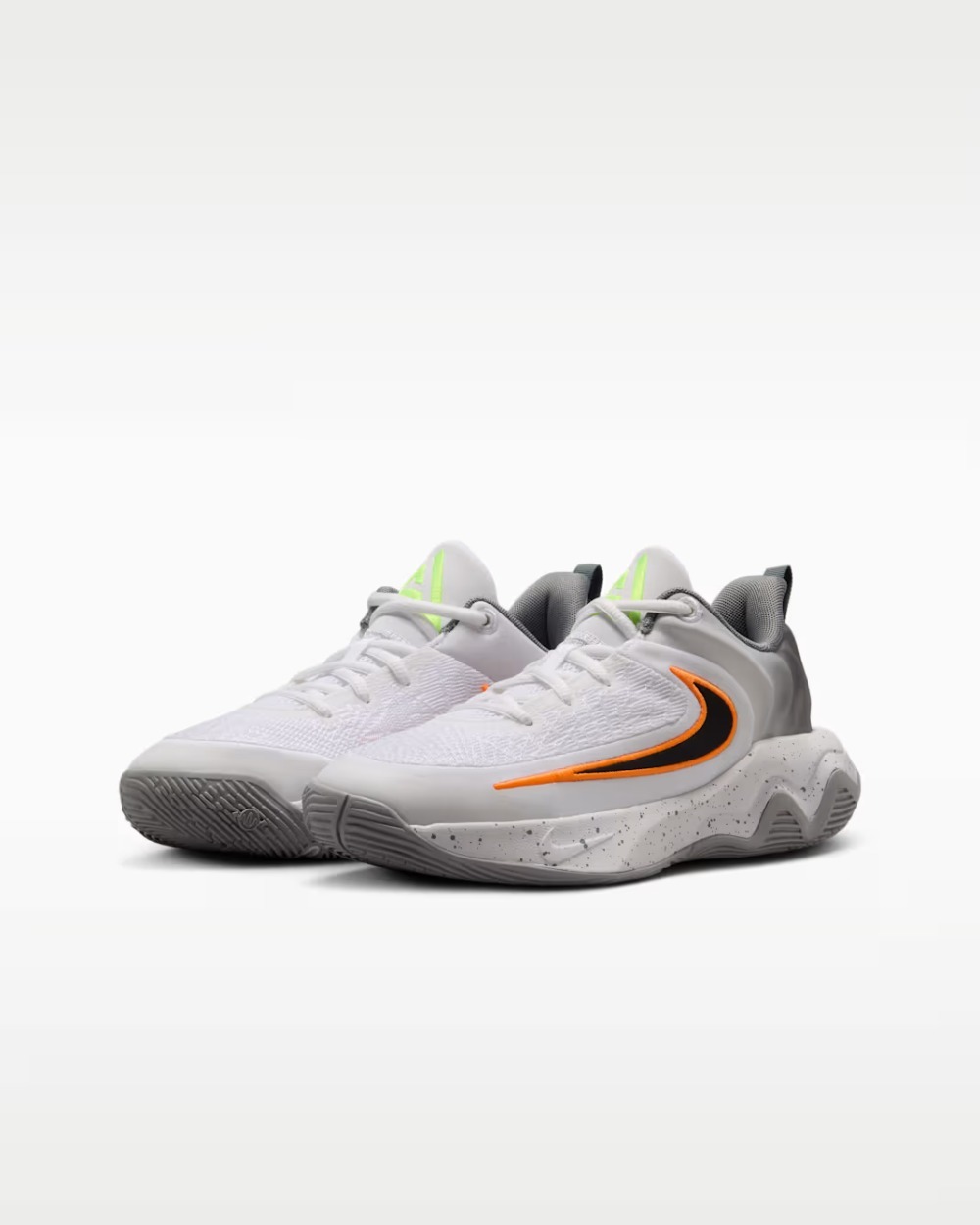 Nike Giannis Immortality 4 White Volt Wolf Grey Black — 47, Novo