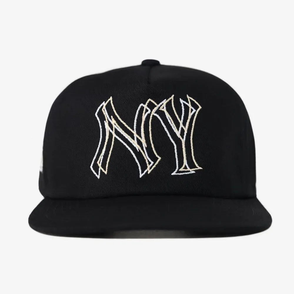 oMA Studios ダブル NY Boné oMA Studios NY 2D Black White Cream - Droper