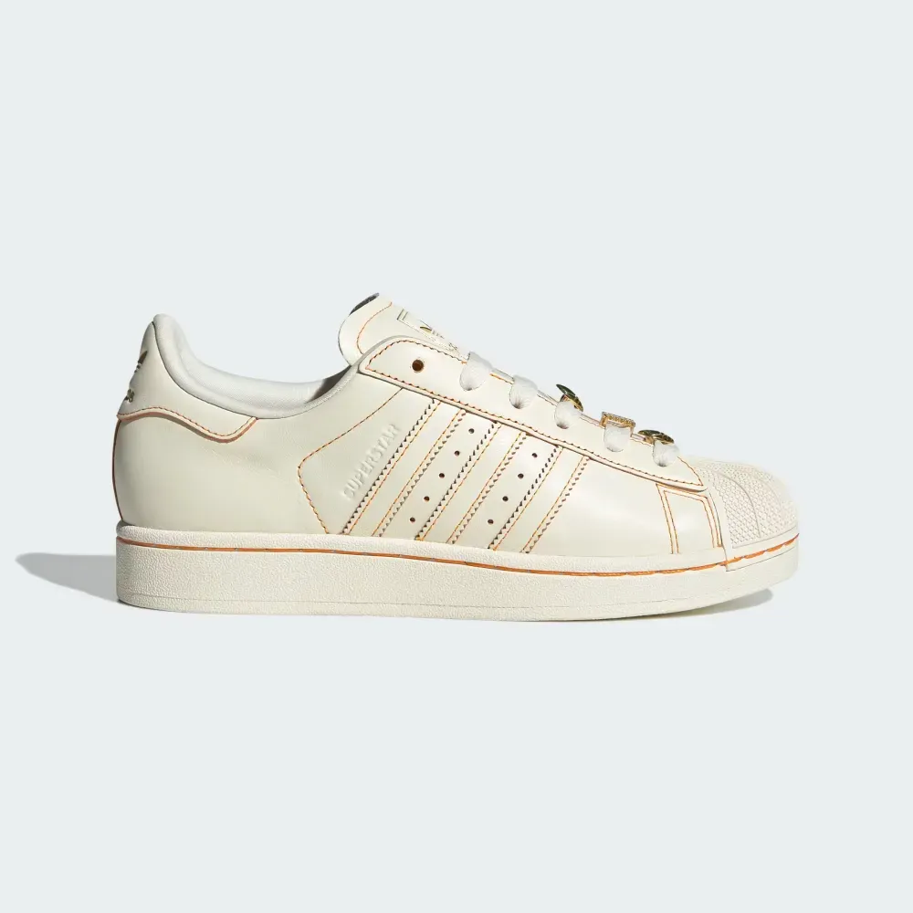 adidas Superstar II Off White Gold Metallic Feminino - Droper
