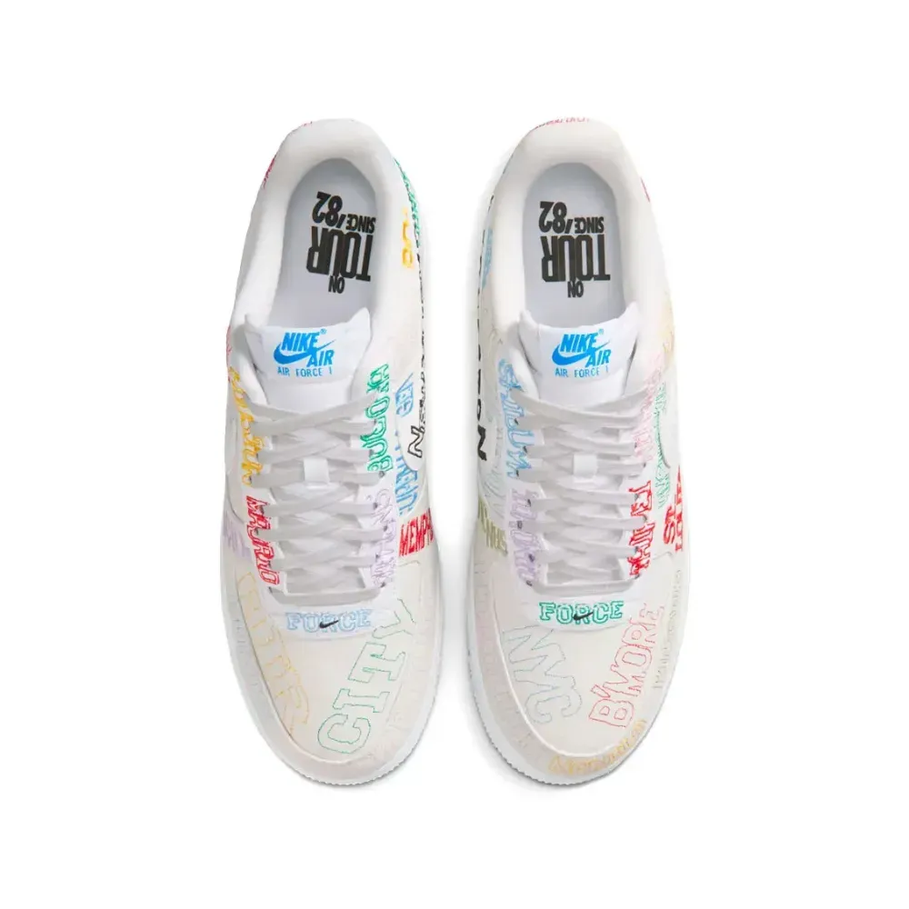 Nike Air Force 1 ´07 LV8 World Tour White - Droper