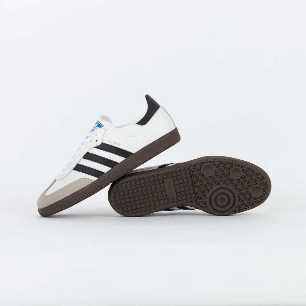 adidas Samba OG Cloud White Core Black Clear Granite — 42, Novo