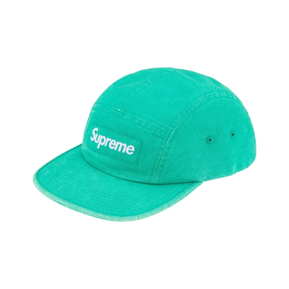 Supreme 26SS Canvas Camp Cap キャンプキャップ 緑系 Boné Supreme Canvas Camp Cap Teal SS26-W11 - Droper