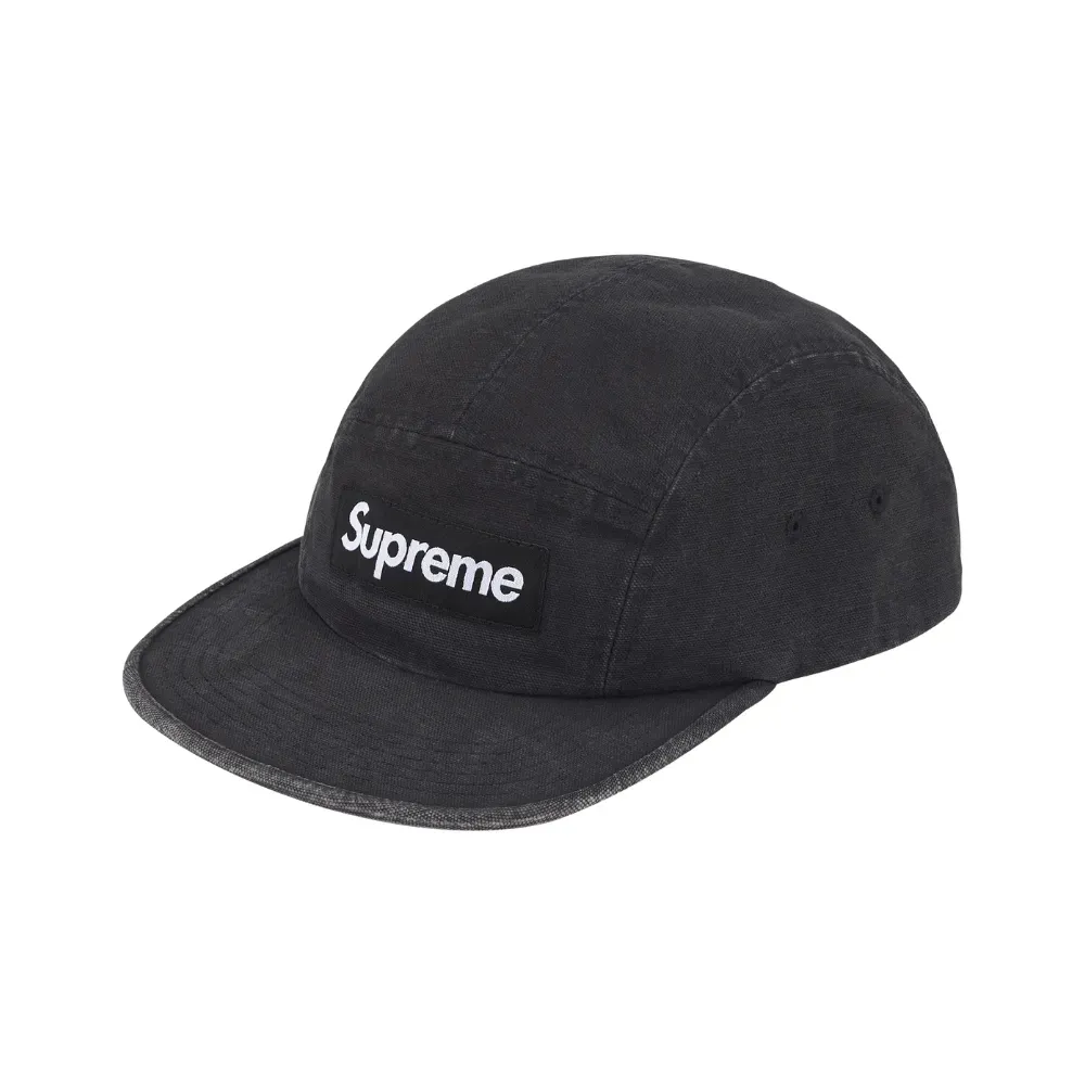 Boné Supreme Canvas Camp Cap Black SS26-W11 - Droper