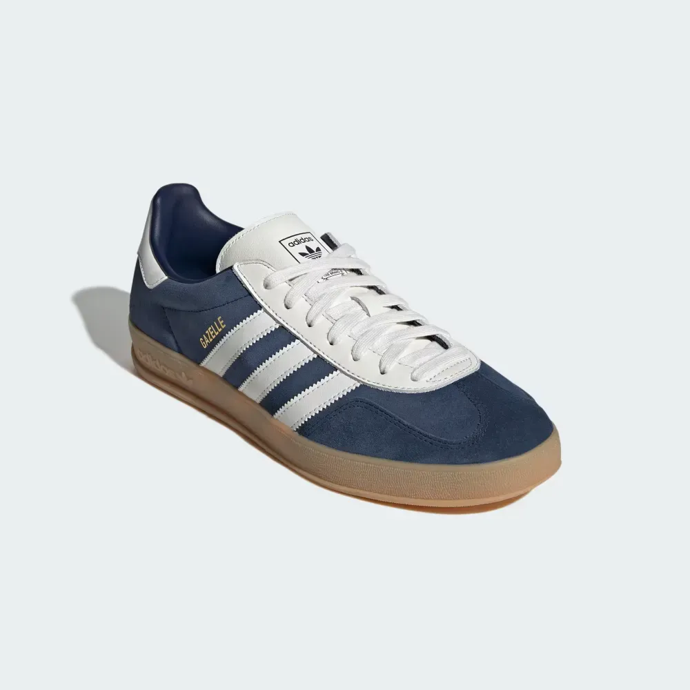 adidas Gazelle Indoor Night Indigo Core White Gum - Droper