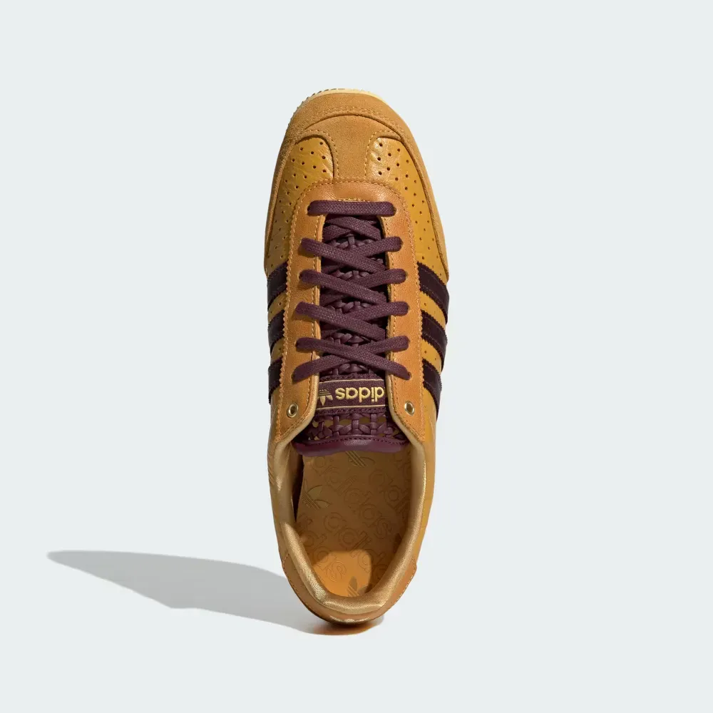 adidas Japan Preloved Yellow Maroon Gold Metallic - Droper