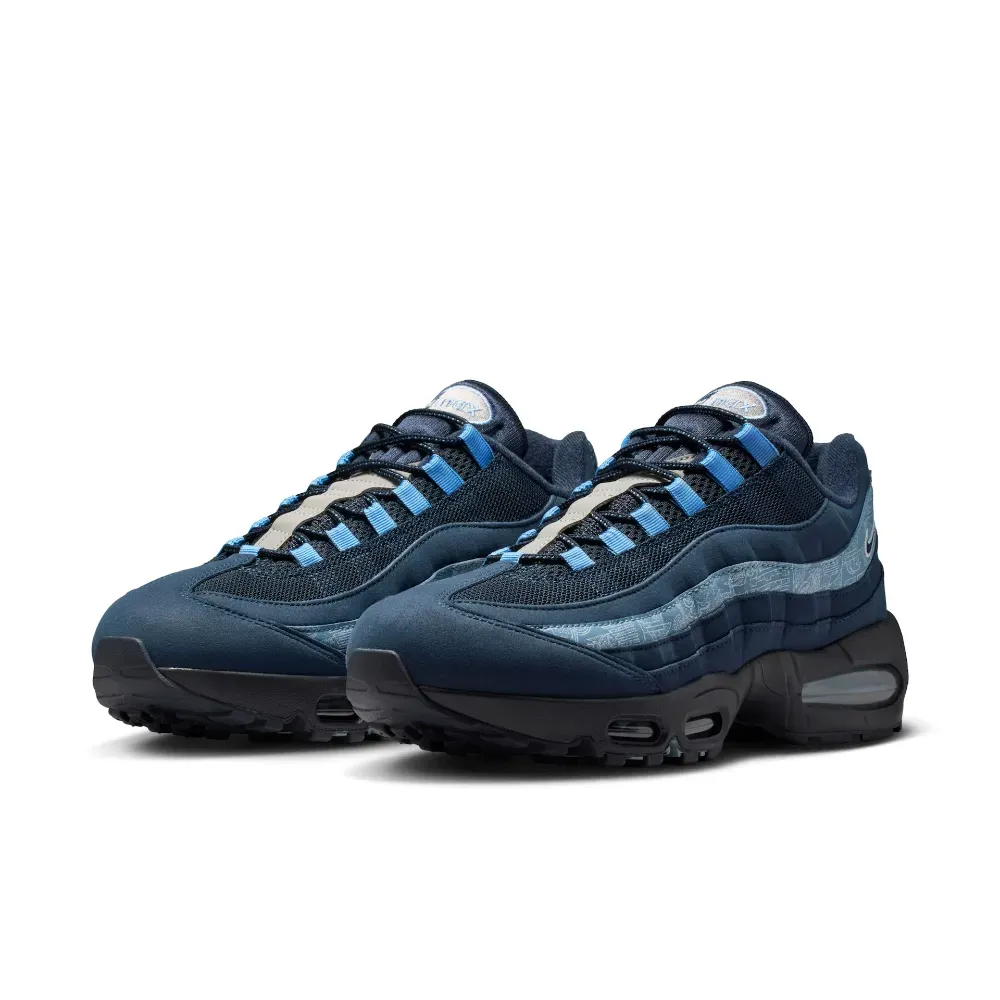 NIKE AIR MAX 95 BIG BUBBLE WORK　Blue Nike Air Max 95 Work Blue - Droper