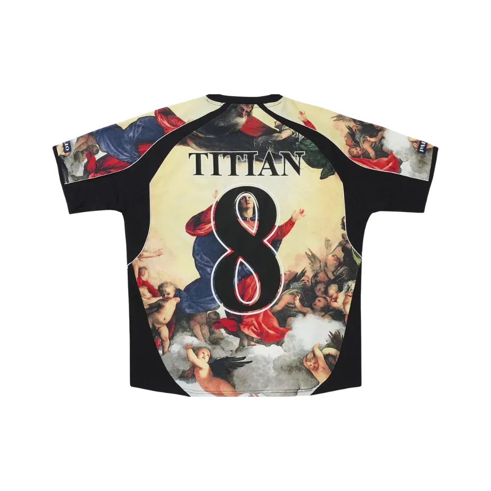 トップス palace TITIAN JERSEY BLACK M Camiseta Palace Titian Jersey Black - Droper