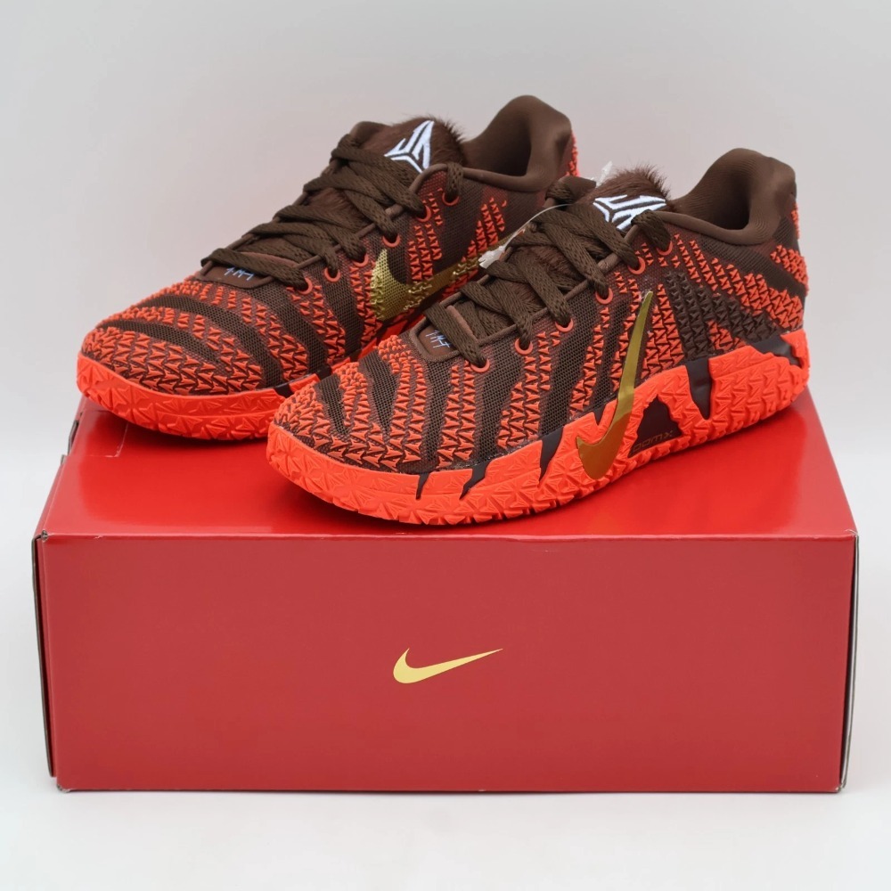 Nike Ja 3 Lunar New Year Light Chocolate and Bright Crimson — 44 / 46 / 47 / 48, Novo