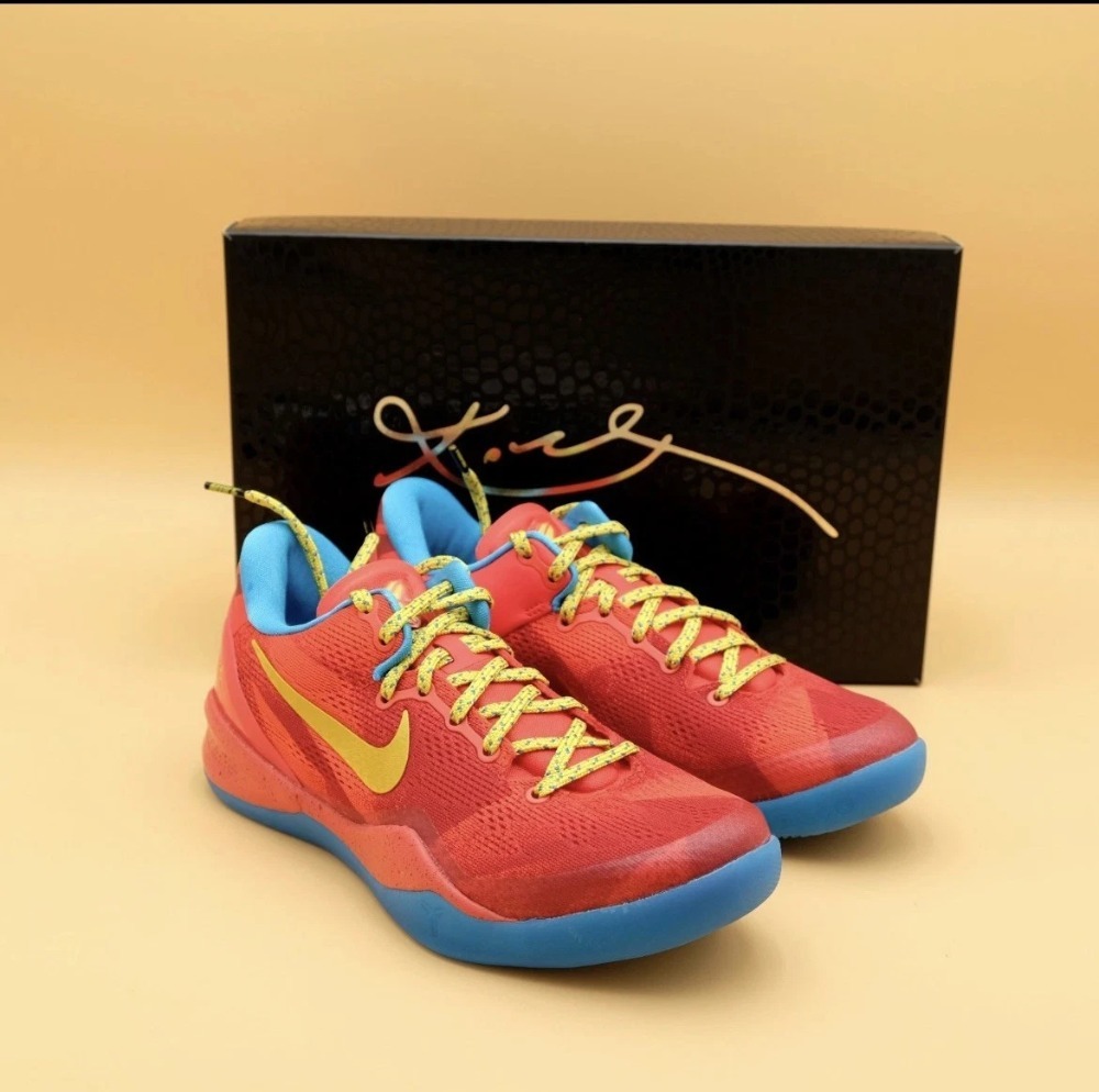 Nike Kobe 8 Protro Year of the Horse Light Crimson Vivid Blue — 48, Novo