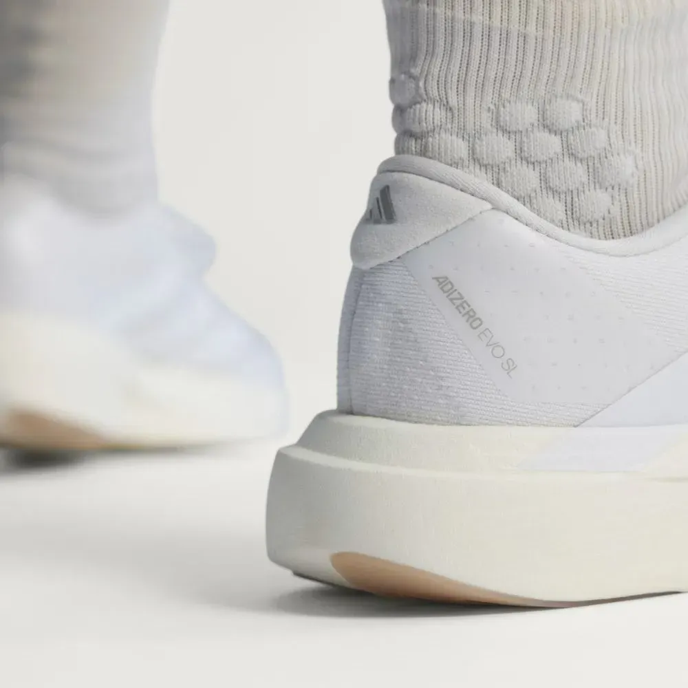 adidas Adizero EVO SL Cloud White Warm Sandstone foto 3