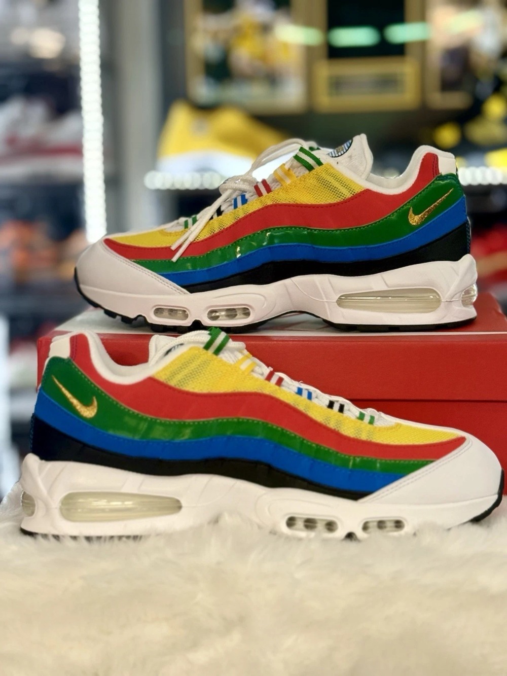 Nike Air Max 95 Big Bubble Premium Olympic — 37 / 38 / 39 / 39.5 / 40 / 40.5 / 41 / 42 / 42.5 / 43 / 43.5 / 44 / 46, Novo