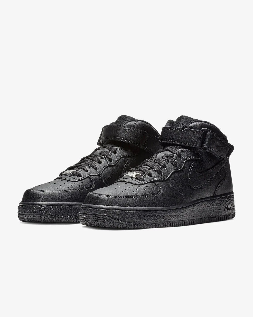 Nike Air Force 1 Mid 07 Black — 46 / 47, Novo