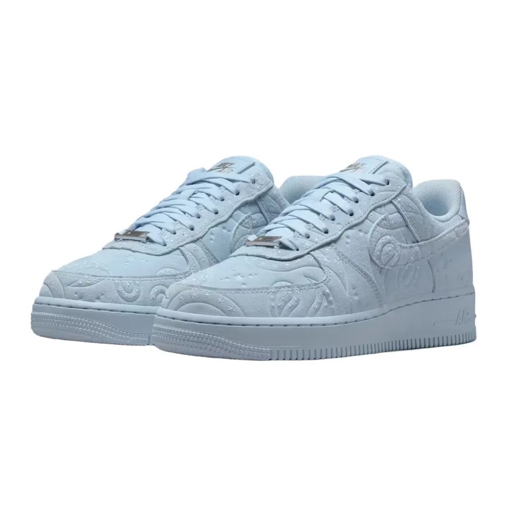 Nike Air Force 1 Low Paisley Hydrogen Blue — 34 / 34.5 / 35 / 35.5 / 36 / 37 / 37.5 / 38, Novo