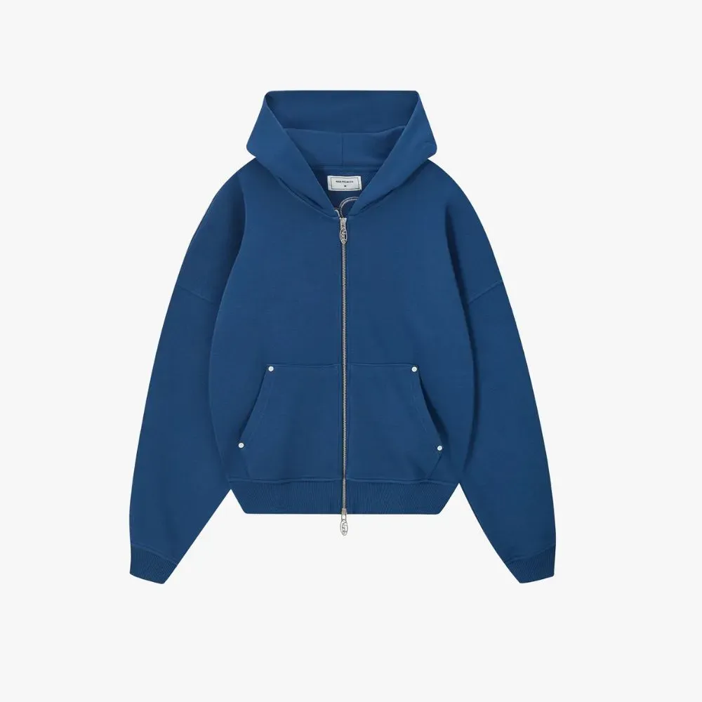 Neiroプロフ見てね(❀ᴗ͈ˬᴗ͈)ページ Moletom Nude Project Beast Zip-Up Petrol Blue - Droper