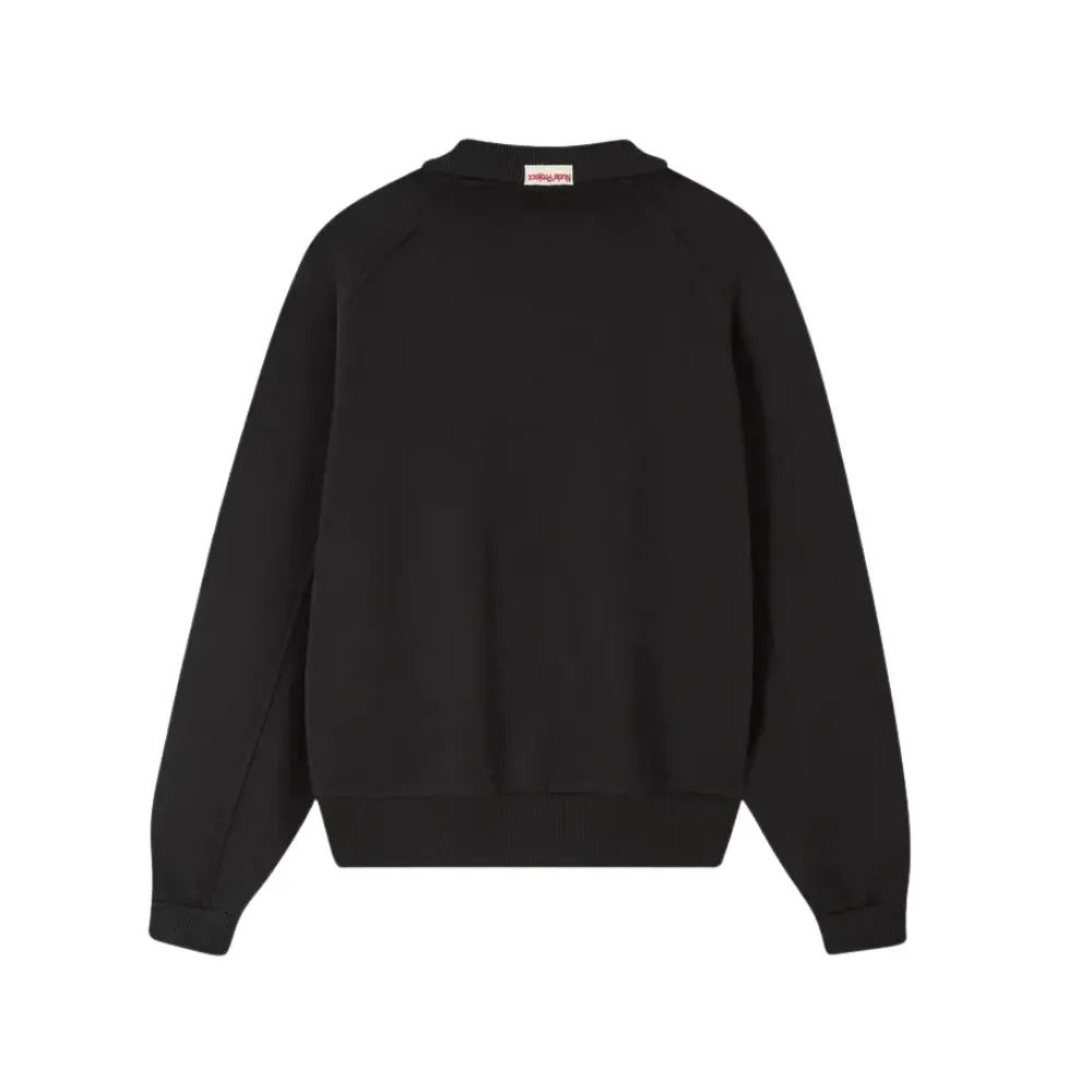 Imagem Moletom Nude Project Basic Cherry Quarter-Zip Black