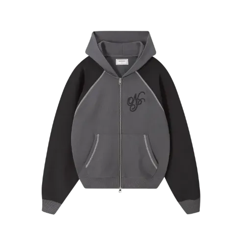 Moletom Nude Project Team Zip-Up Ash