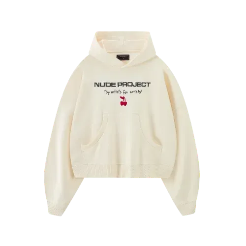 Moletom Nude Project Sport Hoodie Off-White