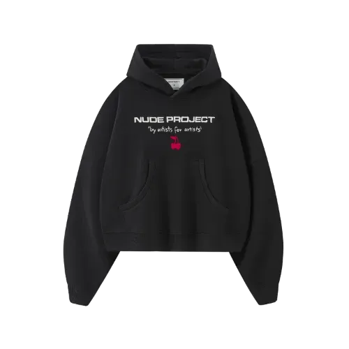 Moletom Nude Project Sport Hoodie Black