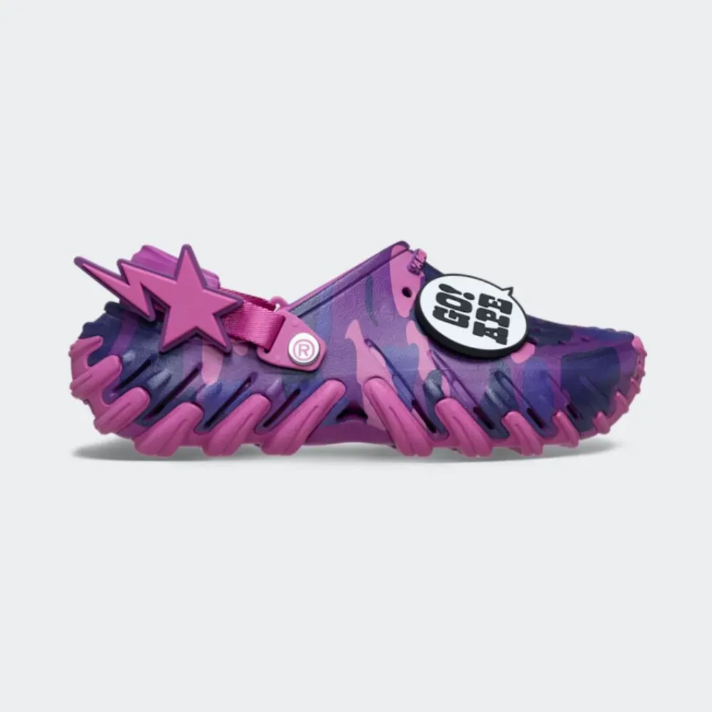 靴 BAPE CROCS Echo RO Clog Grapeberry 28cm BAPE x Crocs Echo RO Clog Grapeberry - Droper