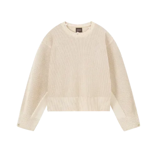 Suéter Nude Project Perfect Cropped Knit Beige