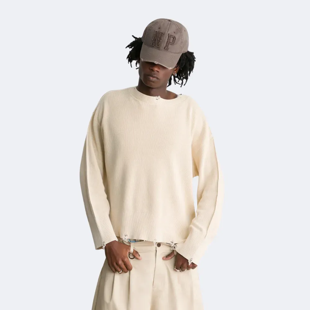 Imagem Suéter Nude Project Perfect Cropped Knit Beige