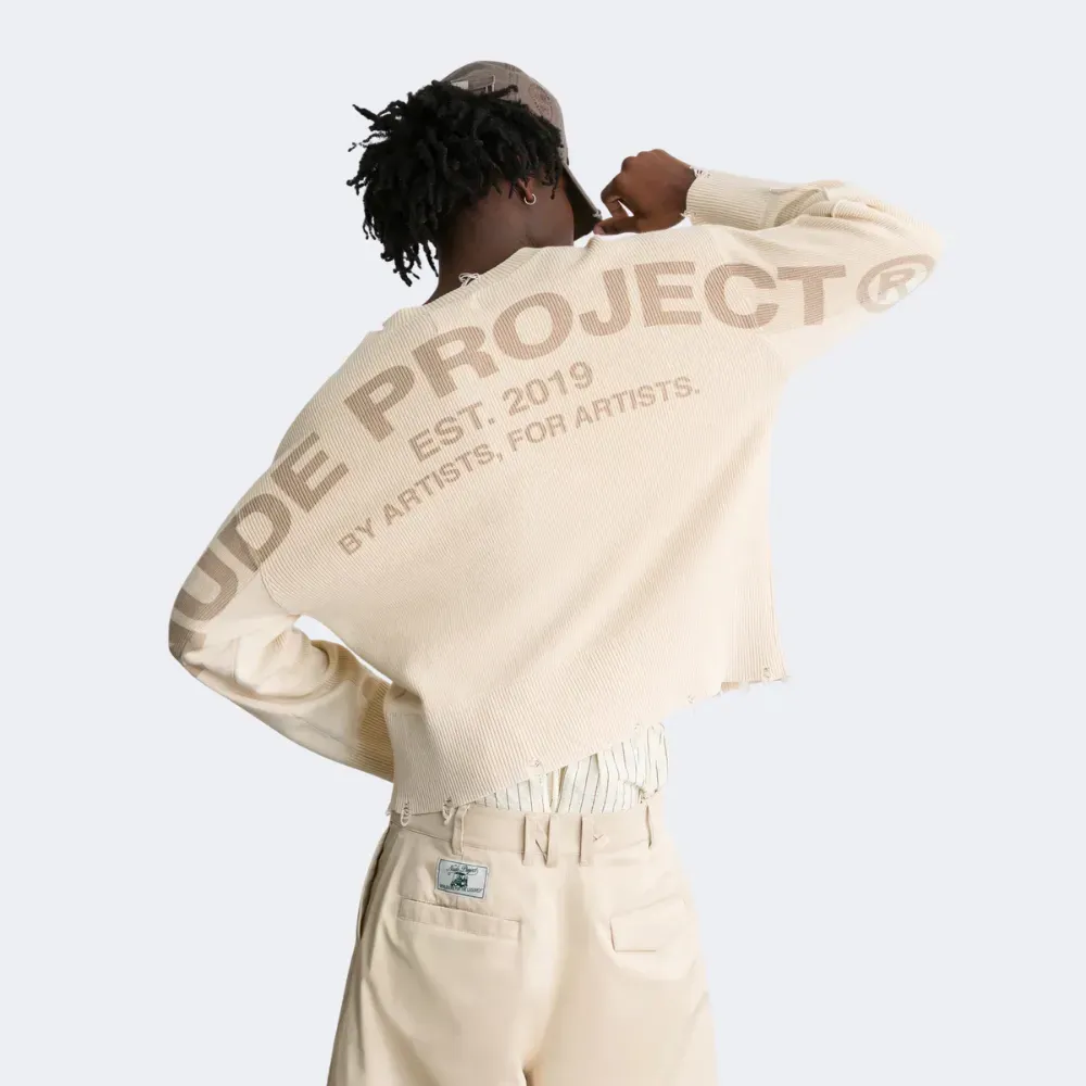 Imagem Suéter Nude Project Perfect Cropped Knit Beige