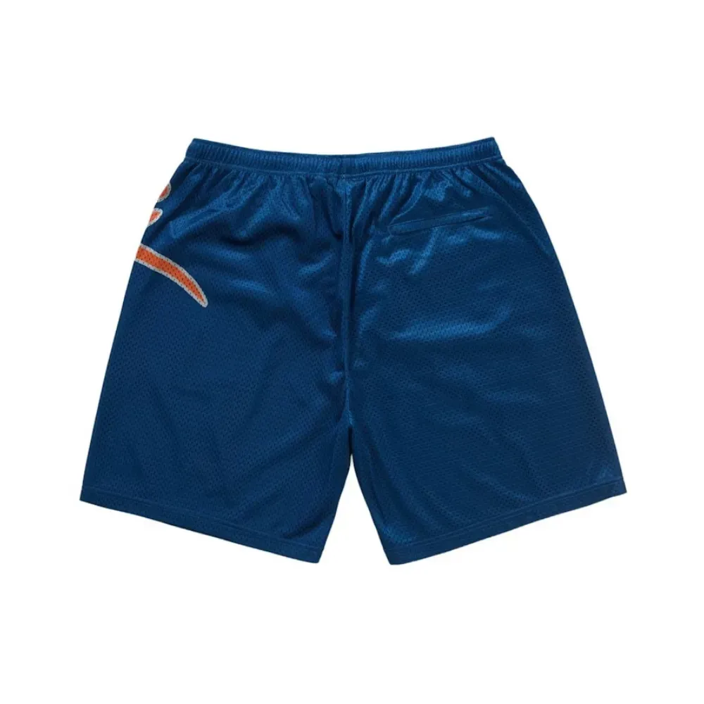 Bermuda Supreme Big Script Mesh Short Blue SS24 - Droper
