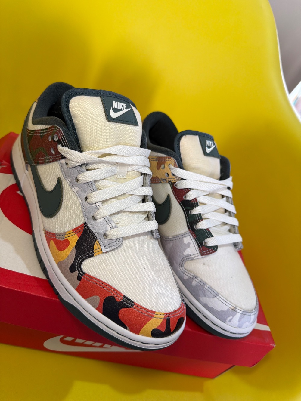 Nike Dunk Low SE Multi-Camo — 39, Usado