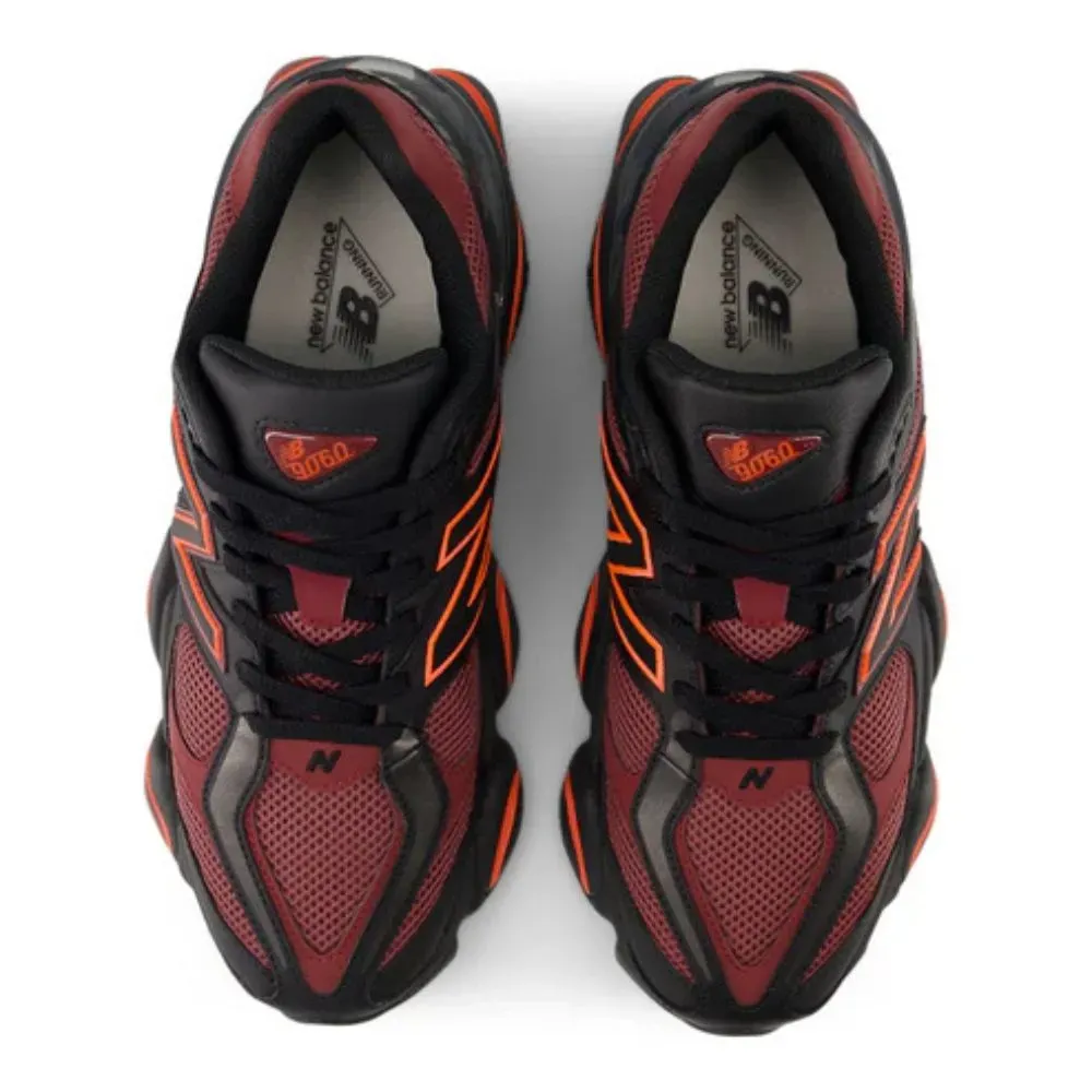 New Balance 9060 Black Red Orange foto 2