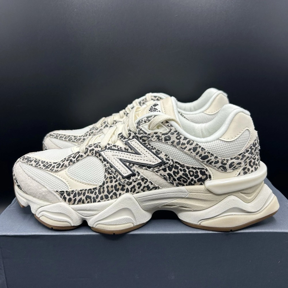 New Balance 9060 ASOS Exclusive Beige Brown Leopard Print — 43 / 43.5 / 44, Novo