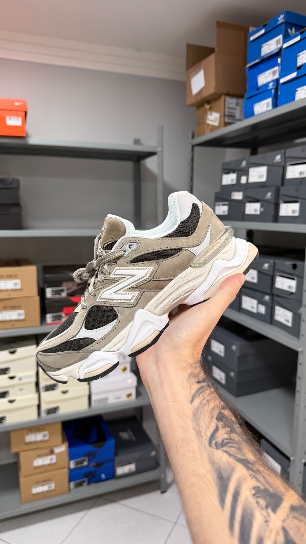 New Balance 9060 Grey — 37, Novo