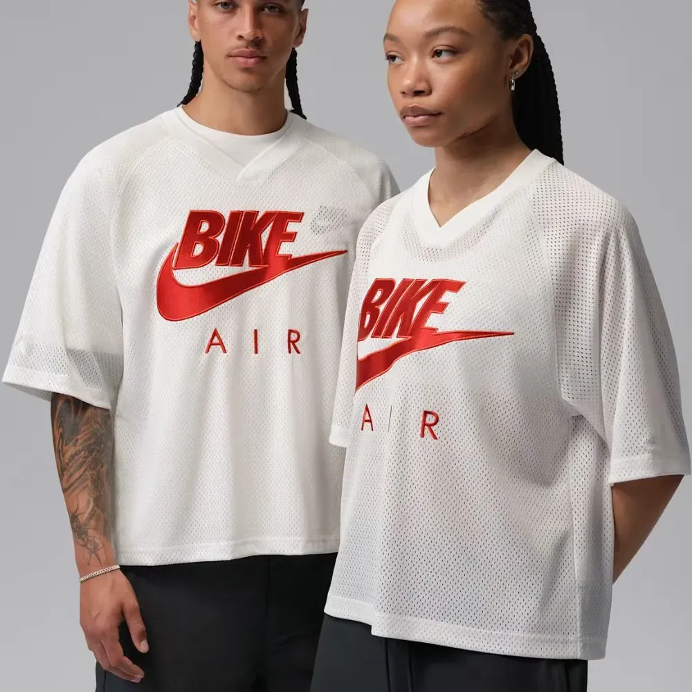 Nigel Sylvester x Air Jordan Camiseta Bike Jersey White - Droper