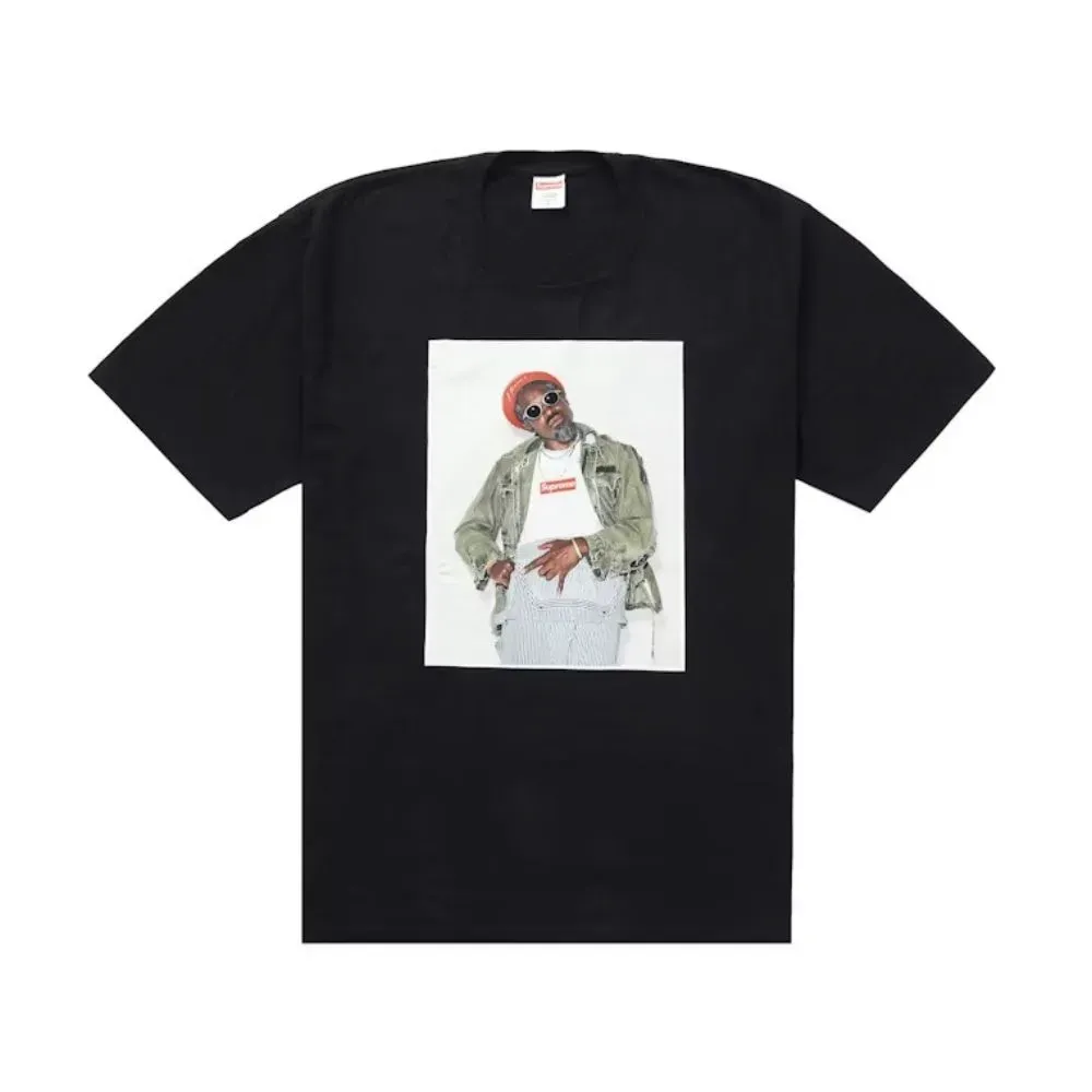 トップス supreme Andre3000 Camiseta Supreme André 3000 Black - Droper