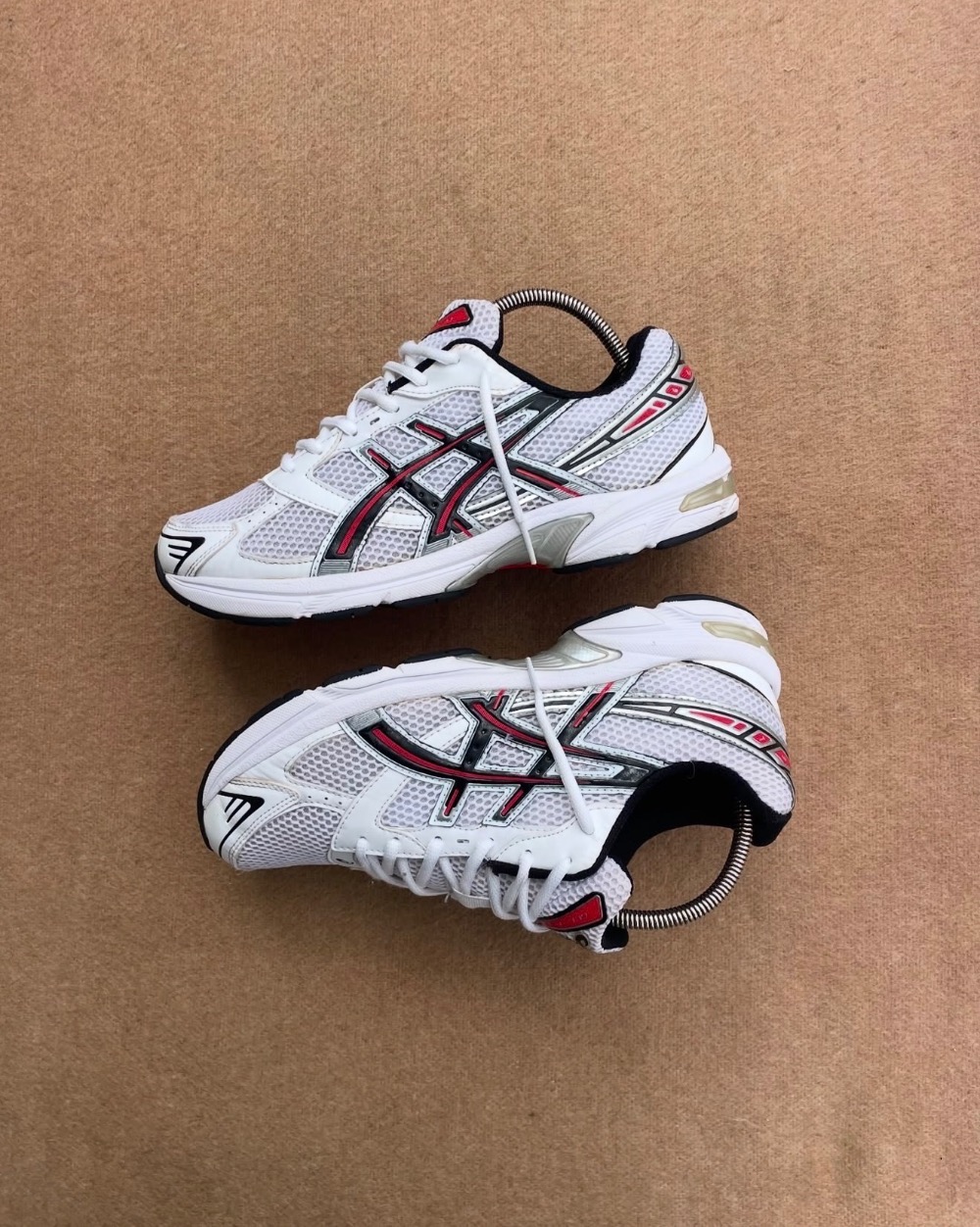 Asics Gel-1130 White Red Snapper