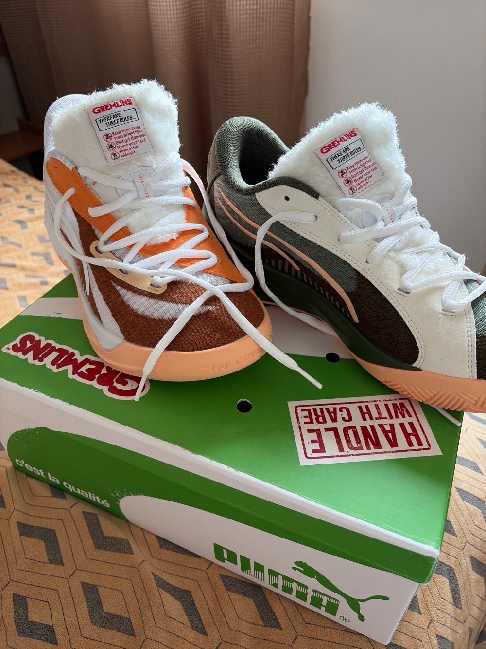 Gremlins x Puma All-Pro Nitro Gizmo and Stripe Puma White