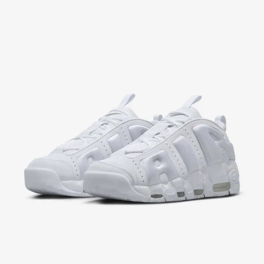 Nike Air More Uptempo Low Triple White