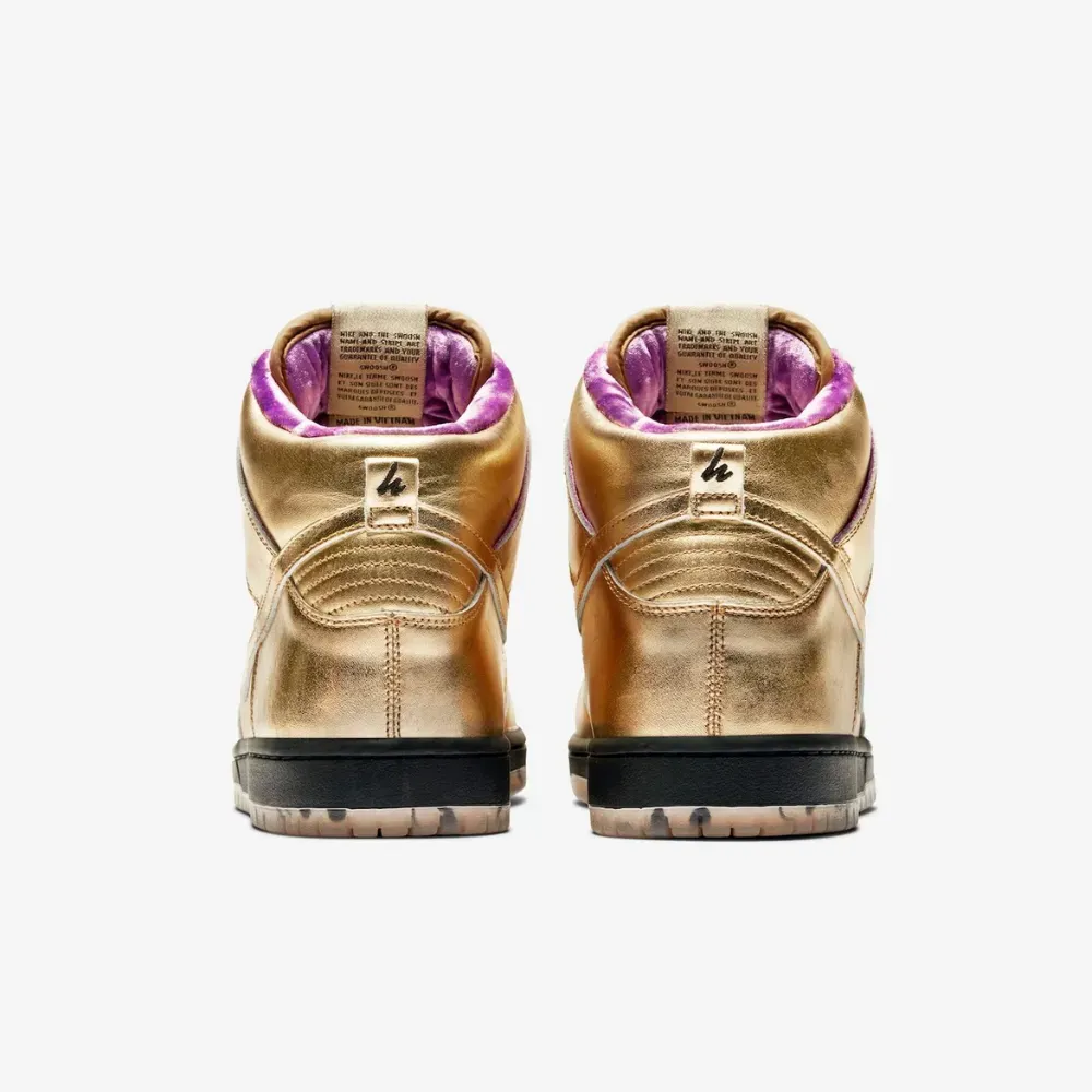 Nike SB Dunk High Humidity Metallic Gold - Droper