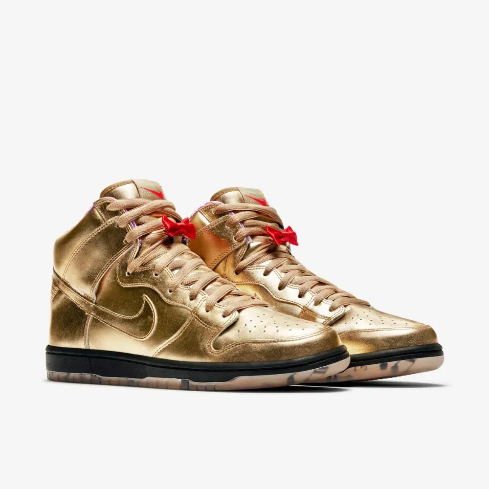 Nike SB Dunk High Humidity Metallic Gold - Droper