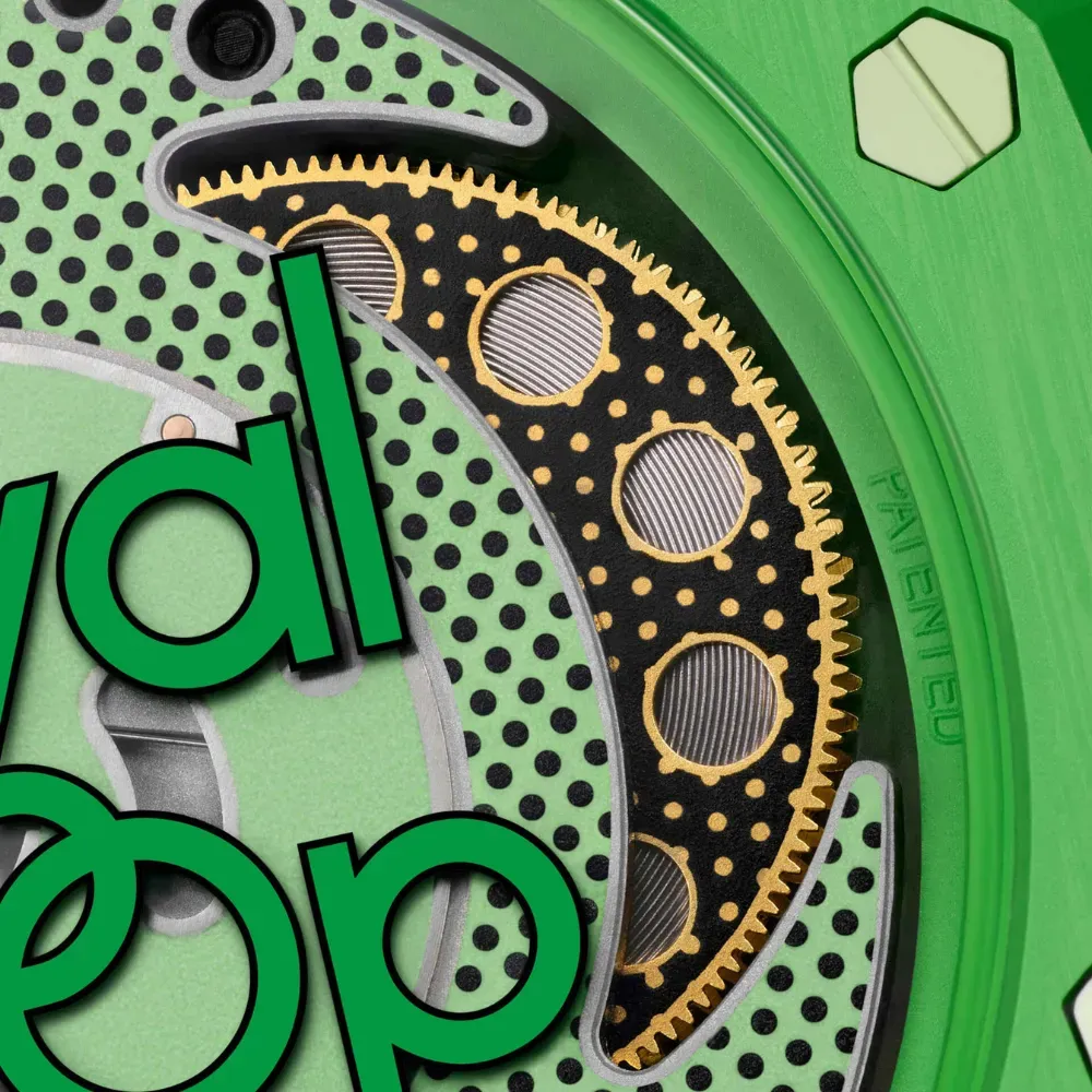 Audemars Piguet x Swatch Relógio Royal Pop GREEN EIGHT 40 mm - Droper