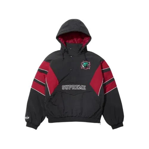 SALEM x Supreme Jaqueta Half Zip Stadium Black SS26-W12