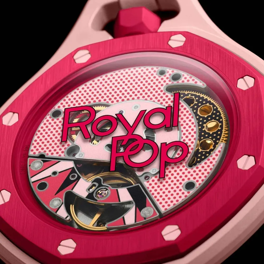 Swatch Audemars Piguet  Pop ピンク×赤 Audemars Piguet x Swatch Relógio Royal Pop OTTO ROSSO 40 mm - Droper