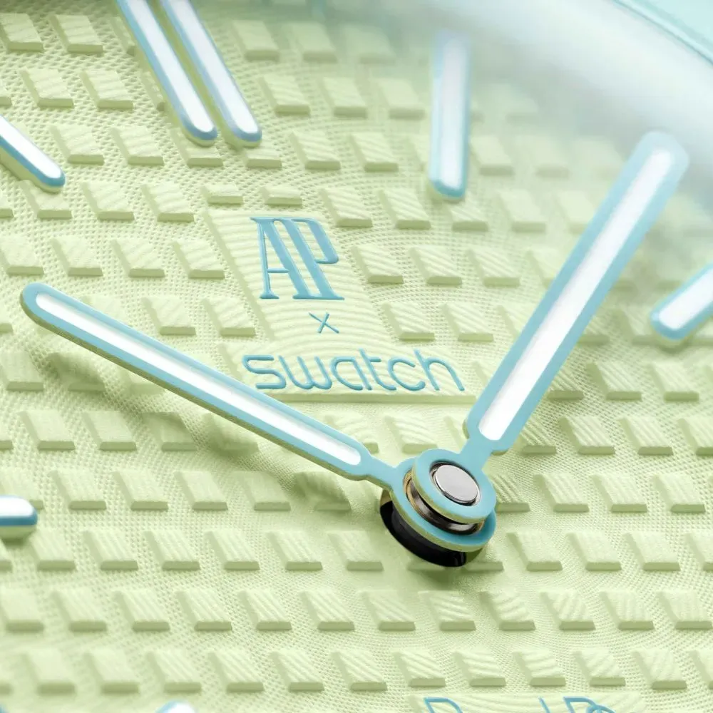 Audemars Piguet x Swatch Relógio Royal Pop BLAUE ACHT Green 40 mm