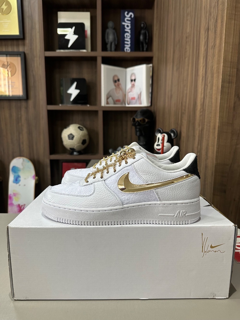 Victor Solomon x Nike Air Force 1 Low Sunset Strip — 44, Novo