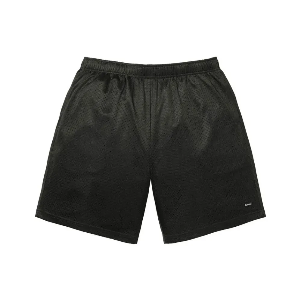 Shorts Supreme Small Box Baggy Mesh Black SS26-W12 - Droper