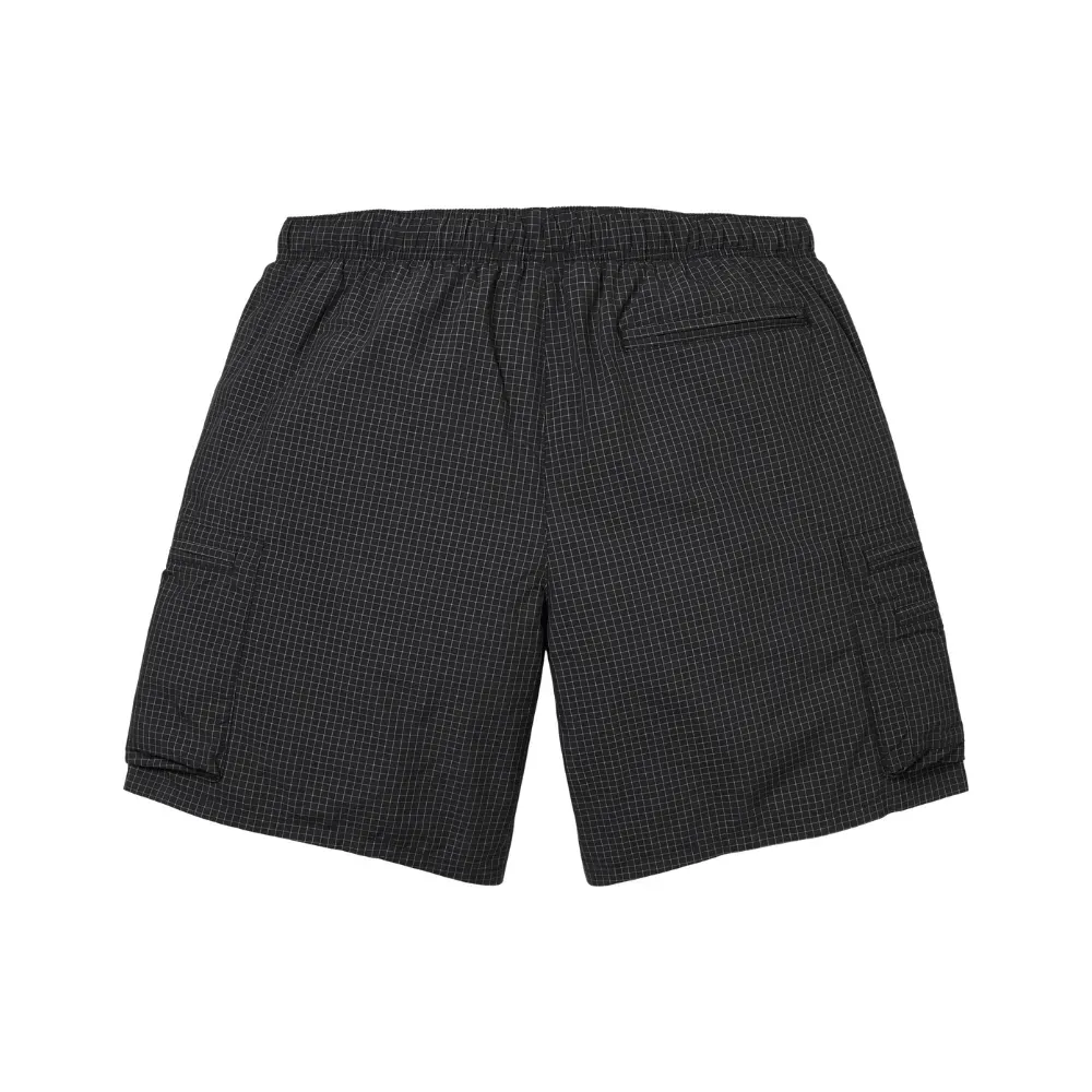 Bermuda Supreme Ripstop Cargo Water Short Black SS26-W12 - Droper