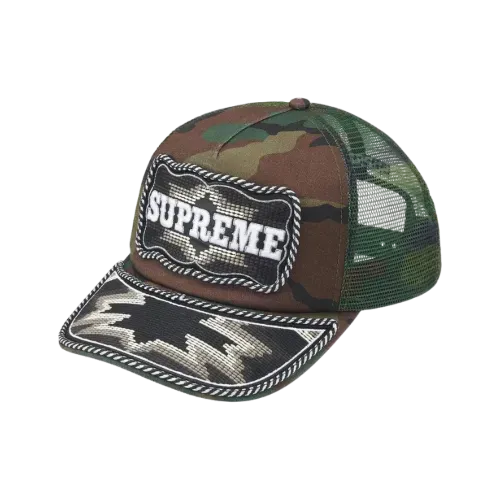 Mike Kelley x Supreme Boné Camp Cap Black SS26-W8 - Droper