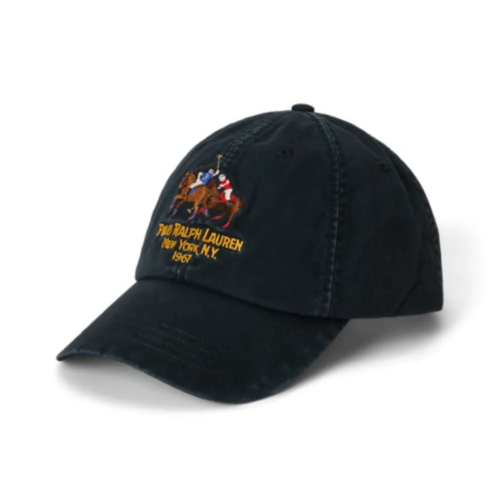 Boné Polo Ralph Lauren Cotton Twill Ball Cap Polo Black - Droper