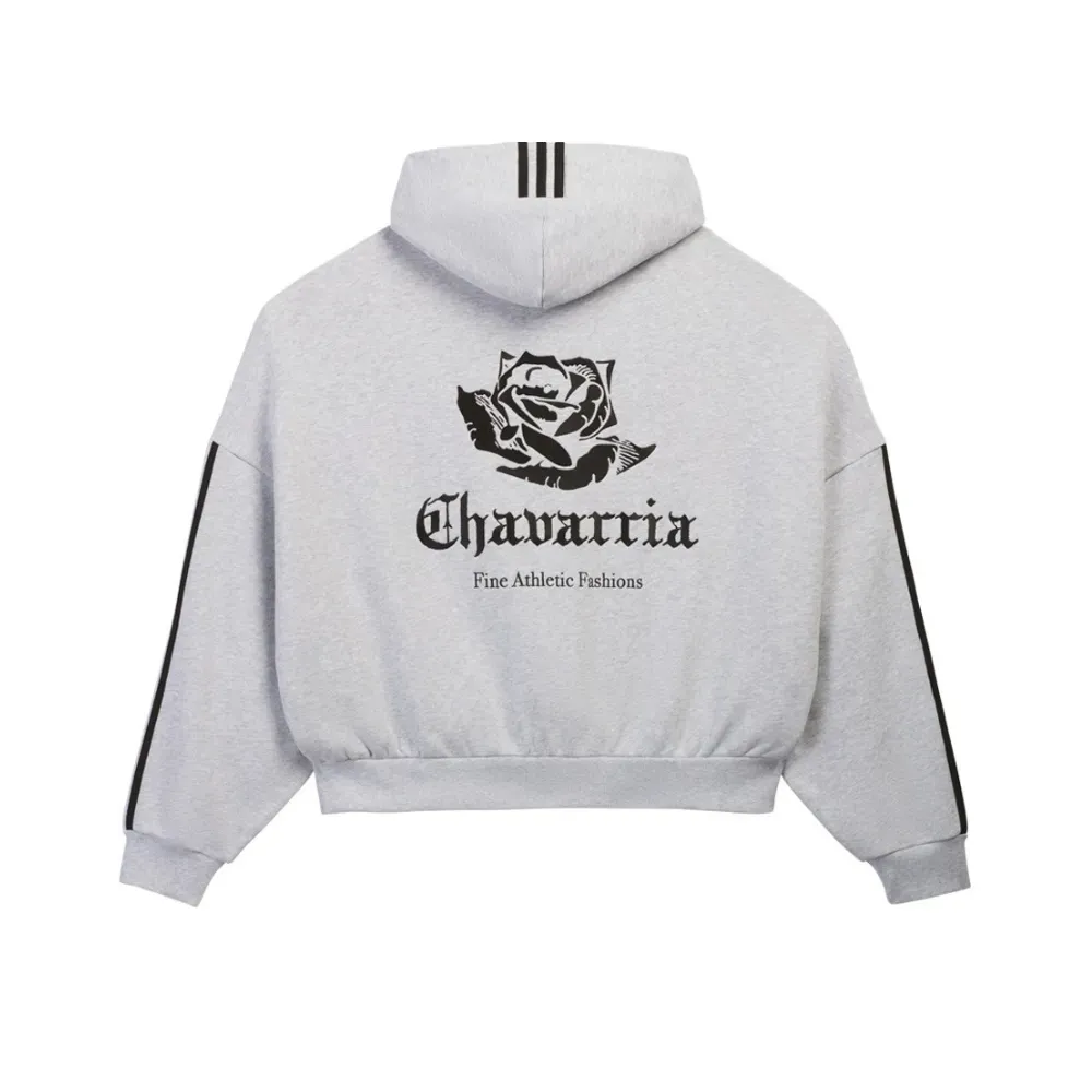 【メグたん】 × Willy Chavarria Willy Chavarria x adidas Moletom Full Zig Grey - Droper