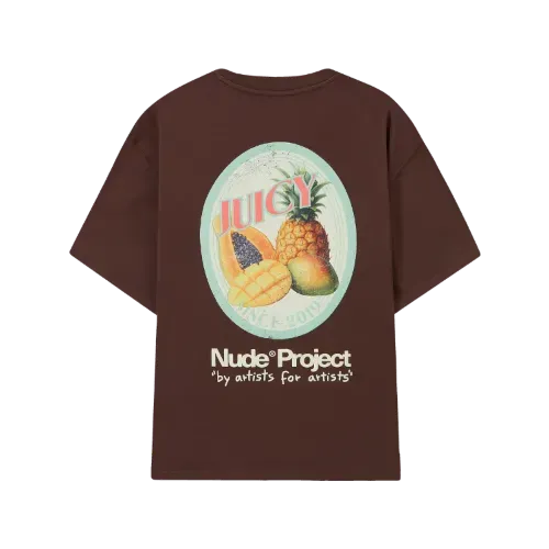 Camiseta Nude Project Juicyyyy Tee Brown