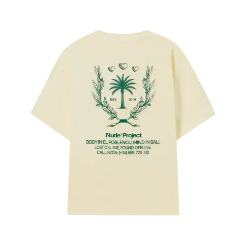 Camiseta Nude Project Nusa Tee Marshmallow